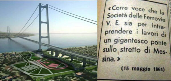 Anche Conte promette il Ponte sullo Stretto: da 160 anni la più grande bugia d'Italia