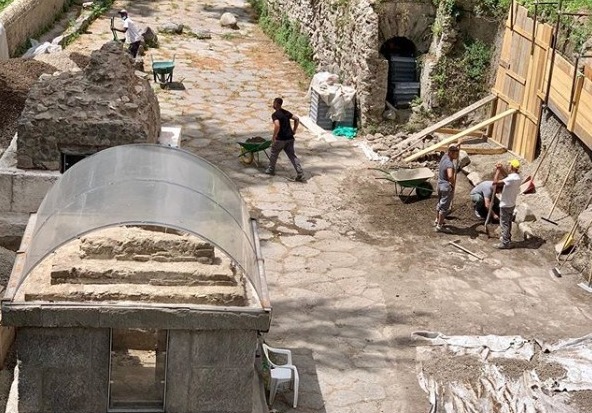 scavi pompei strada