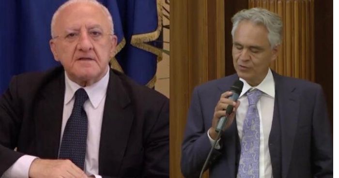 de luca bocellli convegno covid