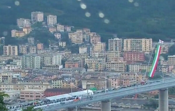 inaugurazione ponte di genova