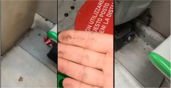 napoli autobus sporchi