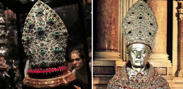 mitra gemmata di san gennaro