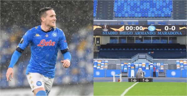 zielinski gol stadio maradona