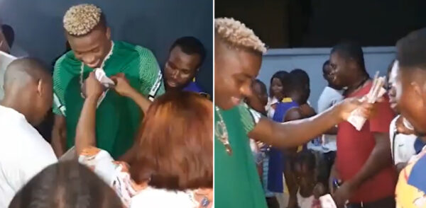 victor osimhen festa covid