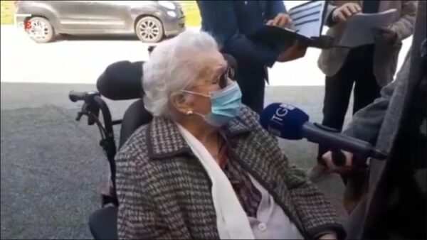 vaccinata 101 anni