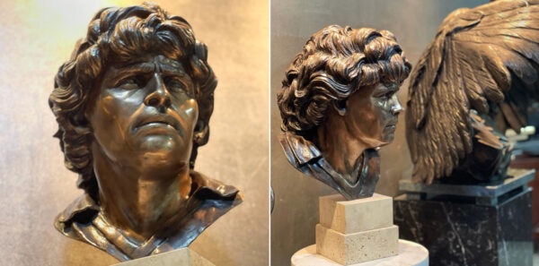 busto maradona bronzo domenico sepe