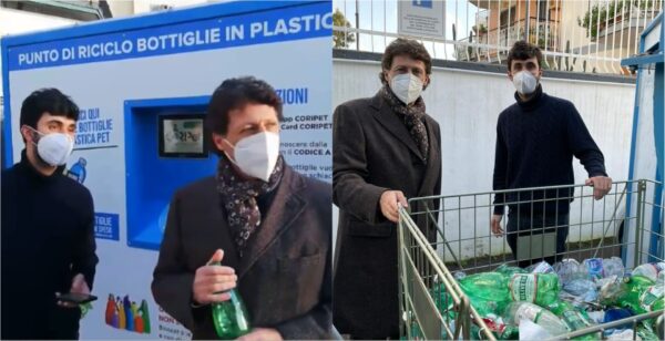 portici raccolta plastica