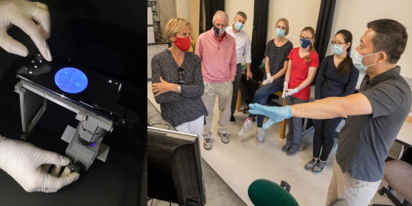 test covid saliva smartphone