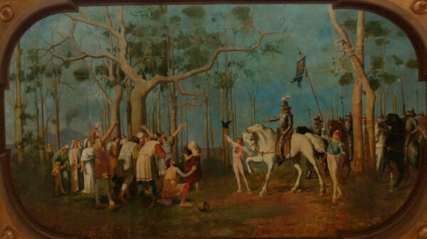 omaggio del popolo a Ruggero il Normanno, Augusto Moriani