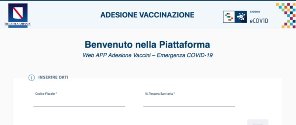 vaccini campania sito