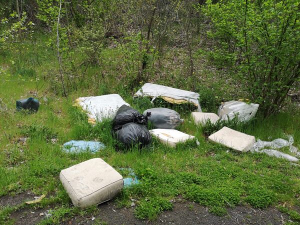 Il lockdown non scoraggia gli incivili: il Vesuvio imbrattato dai rifiuti