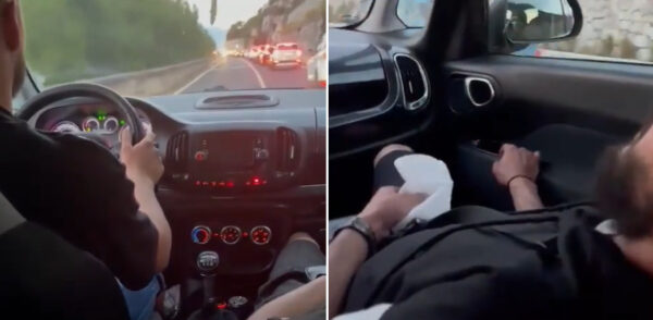 fingono malore traffico