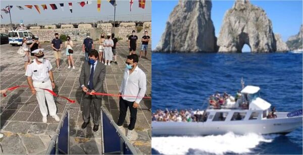 traghetto portici capri