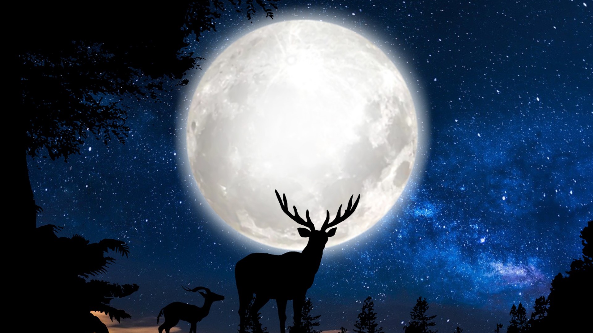 luna piena cervo superluna 3 luglio