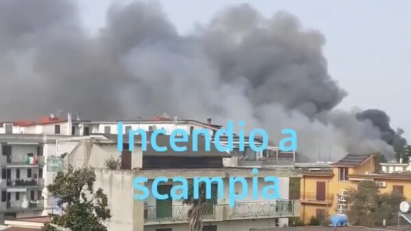 incendio scampia