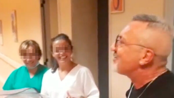 tony marciano ospedale senza mascherina