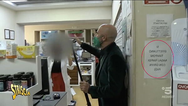 green pass tampone rapido farmacia luca abete