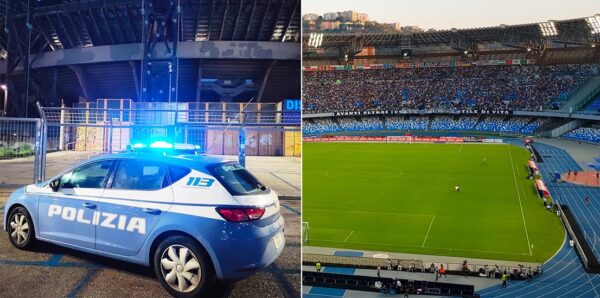 questura napoli multe tifosi daspo
