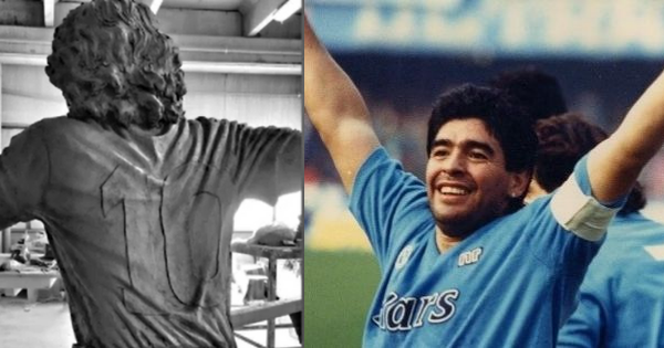 maradona statua stadio