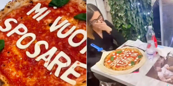 proposta matrimonio pizzeria