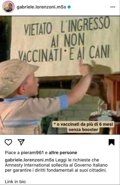 ebrei non vaccinati