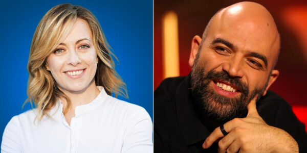 giorgia meloni roberto saviano