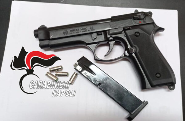 pistola salve mascherina eav