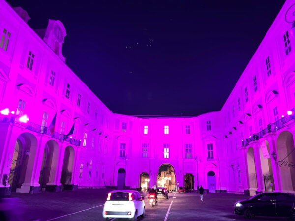 reggia di portici viola