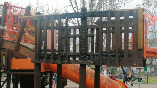 giostre incendiate soccavo