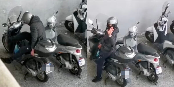 ladro motorini scuola