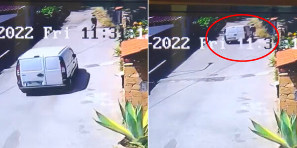 furgone investe persone