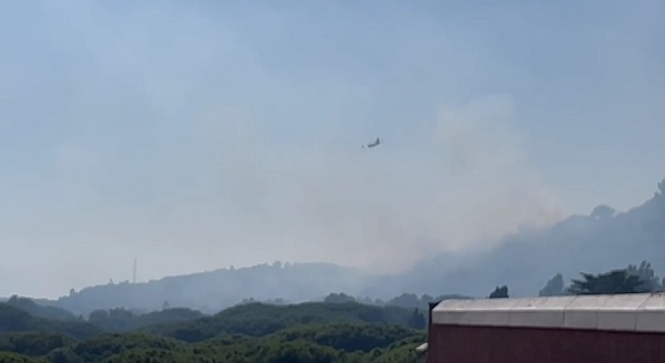Incendio Agnano