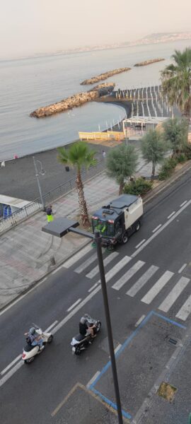 torre del greco pulizia litoranea