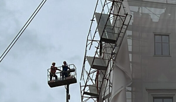 napoli impalcatura chiaia