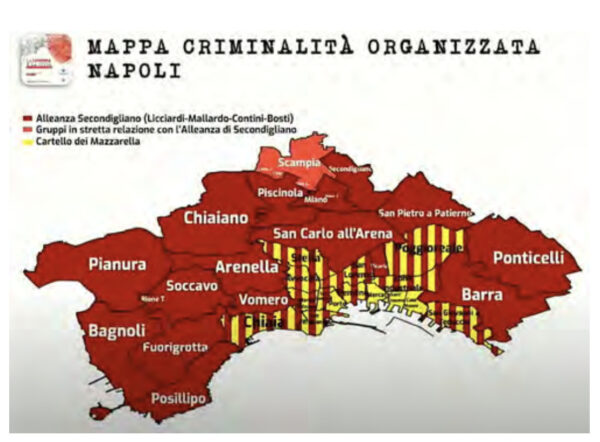 mappa criminalità organizzata napoli