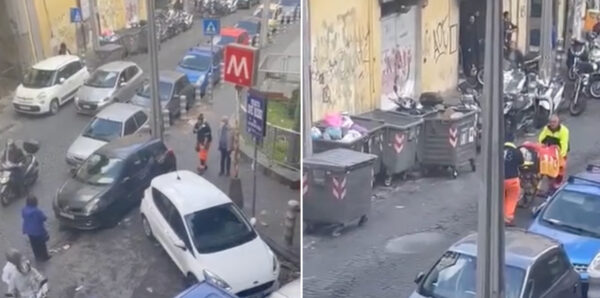 Barella bloccata auto sosta