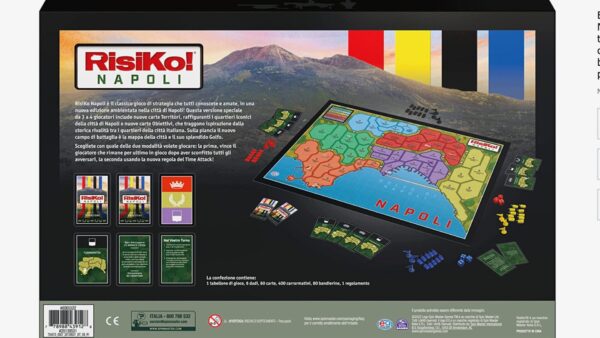 Risiko Napoli il retro della scatola