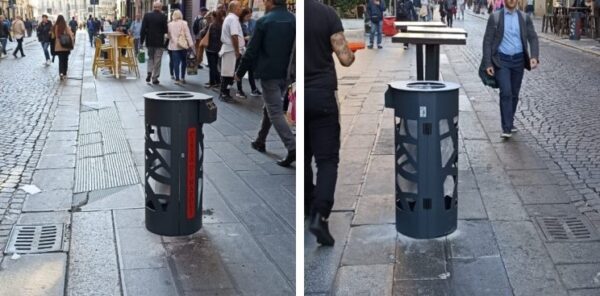 napoli pulita nuovi cestini