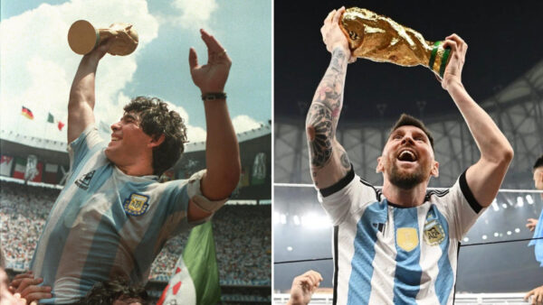 maradona messi