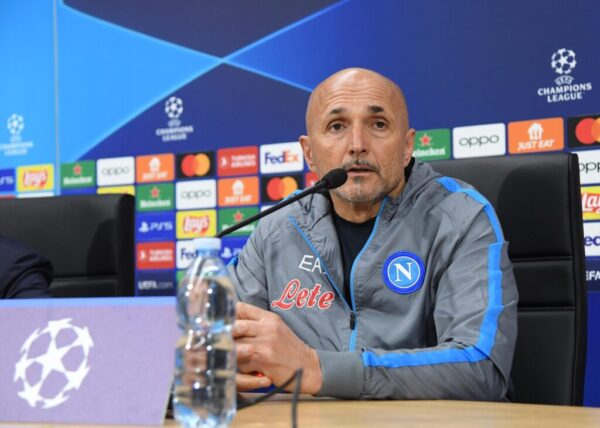 Luciano Spalletti conferenza stampa Napoli Eintracht Francoforte