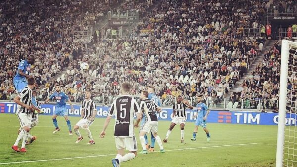 Juventus-Napoli del 22 aprile 2018, il gol di Koulibaly al 90'