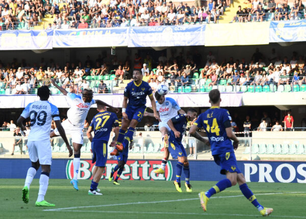 Napoli-Verona, all'andata gli azzurri dominarono al 'Bentegodi'