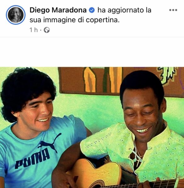 Un hacker entra nel profilo Facebook di Diego Armando Maradona Un hacker entra nel profilo Facebook di Diego Armando Maradona