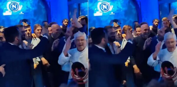 Festa Scudetto Napoli, Spalletti scatenato