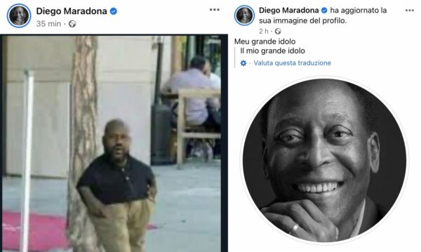 Un hacker entra nel profilo Facebook di Diego Armando Maradona