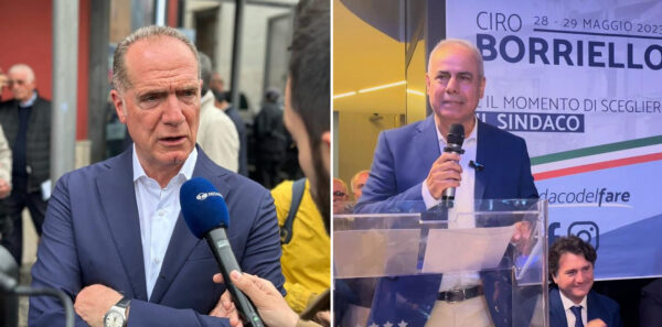 Luigi Mennella e Ciro Borriello candidati sindaco al Ballottaggio 2023 a Torre del Greco