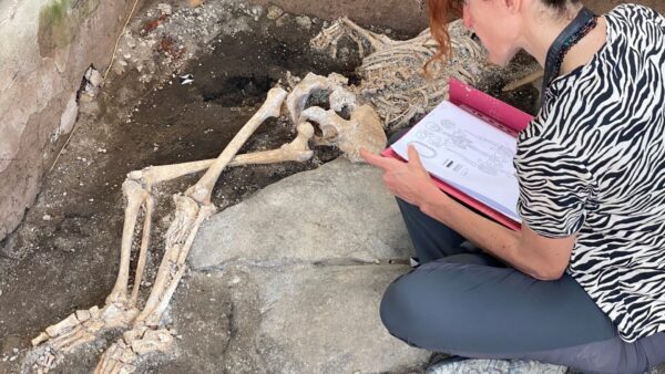 scoperta pompei regio ix scheletri