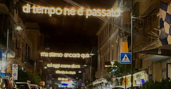 di tempo ne è passato luminarie