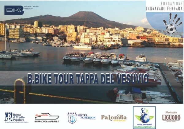 locandina bike tour scalata vesuvio