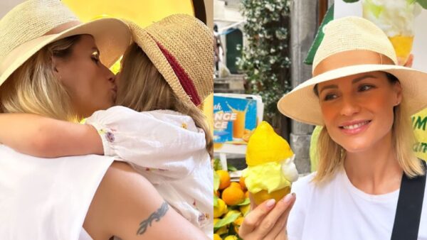 michelle hunziker campania amalfi